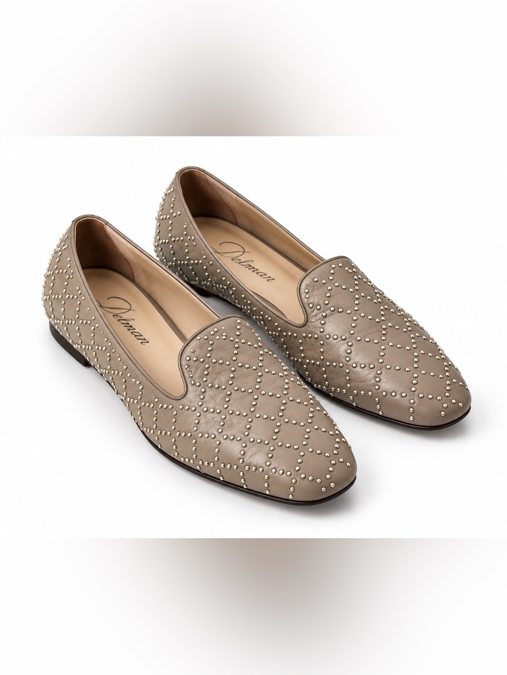 Italian Loafers with Metallic Studs